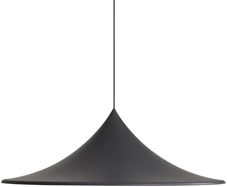 Golden Lighting Vistara 1-Light 35in Pendant in Sand Black
