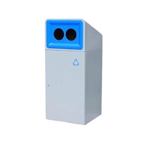 大型 120L 大容量ゴミ箱 金属製ゴミ箱 屋外ガーデンストリート広場用 廃棄物