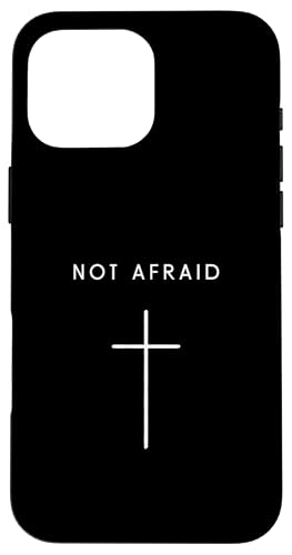Cruz No Miedo - Minimalista Cristiano Religioso Jesús Carcasa para iPhone 16 Pro MAX