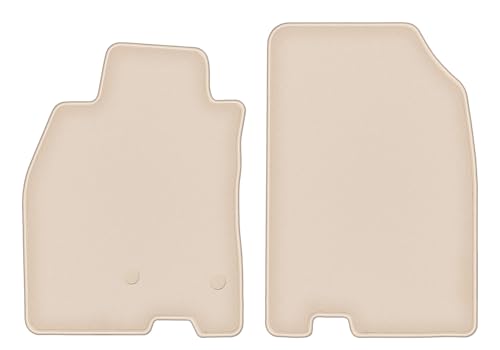 Tapis de voiture pour Renault Megane 3 en velours beige avant