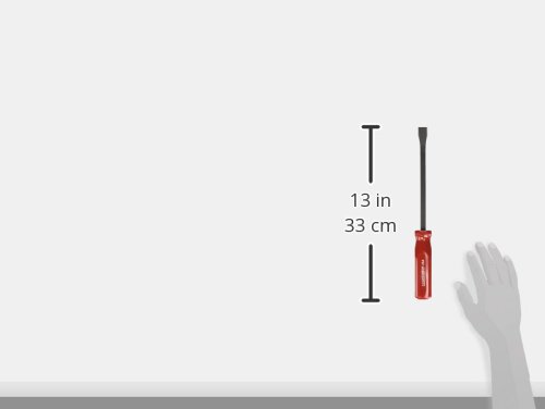 Mayhew Tools 40110 ProGrip Curved Screwdriver-Style Pry Bar, Multi, Length: 12 Inches, Red, 12" Curved - Image 2