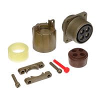 Amphenol, 10-169064-10S, Connector MIL-5015 Type Cylindrical Circular RCP 14S-10 ST Wall Mount