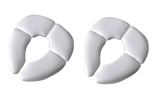 2pcs Traveller Cushie, Toilet Seat, Toddler Training Potty, Foldable, Padded and Soft, Suitable for Toddlers, Babies