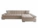 Produktbild Mirjan24 Ecksofa Malwi mit Regulierbare Armlehnen Design Eckcouch mit Schlaffunktion Bettkasten L-Form Sofa Wohnlandschaft Couch v2 (Zetta 291 + Matana 17, Ecksofa: Rechts)