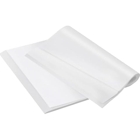 90 Pcs Parchment Paper Baking Sheets 12x16 Inches, Precut Non-Stick Baking Parchment for Baking Grilling Air Fryer Steaming Bread Cookie, White Parchment Paper, Fit for Half Sheet Pans Vacnkoy Cover