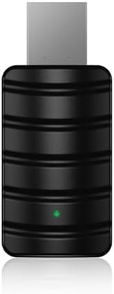 Wiflyer USB WiFi Adapter 650Mbps for PC, 802.11 ac Mini Wireless Network Adapter USB2.0 WiFi with Dual Band 2.4GHz/200Mbps, 5GHz/450Mbps for Desktop Laptop with Windows 7/10/ 11