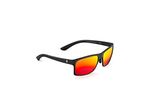 Image of Maui Jim Men's and Women's Pokowai Arch Polarized Rectangular Sunglasses