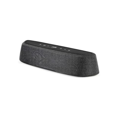 Polk MagniFi Mini AX Sound Bar with Wireless Subwoofer, Dolby Atmos and DTS:X Certified, Polk's Patented VoiceAdjust & SDA Technologies, Ultra-Compact Design, Easy Setup, Black Cover