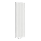  Henrad Alto radiateur panneau 200x50cm type 22 2145watt 6 connexions Acier Blanc Brillant