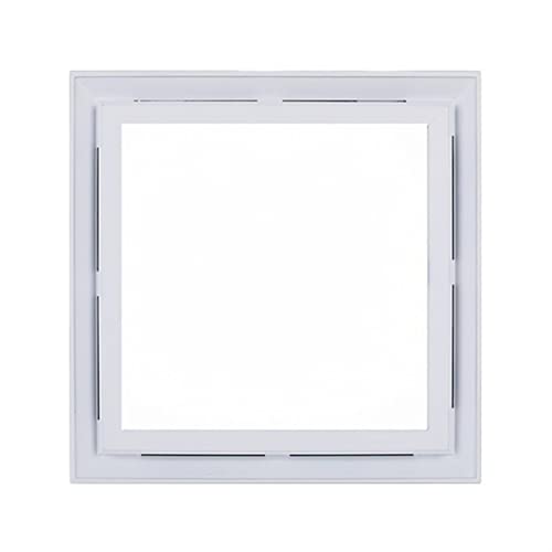 Ventilator Fan Integrated Ceiling Led Lighting Ventilating Fan, 2-in-1 Silent Exhaust Fan with Light, 30×30cm Ceiling Ventilating Fan for Bathroom Kitchen Household Ventilation Fans(Gold)