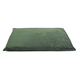 BOUTIQUE ZOO Exclusive Hundebett | Hundeliege, Hundekörbchen mit Kissen | Hundesofa für kleine und mittlere Hunde | Große: M - 75 x 66 x 20 cm | Farbe: Velvet Grün