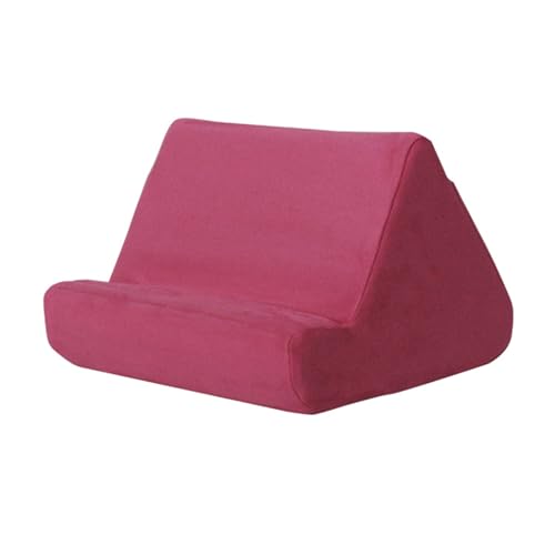 Mini Tablet Pillow Stand 270g Multi-Angle Soft Lap Holder con Pocket Adjustable Support per 4-13 Tablets Phones Books & Magazines Comfortable Sofa Cushion Mount per Bed or Couch Use