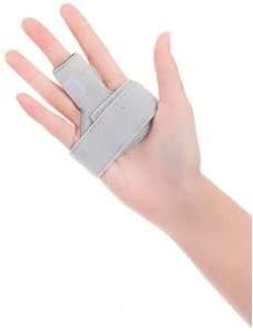 The Original MedicHelp Trigger Finger Splint | Adjustable With innovative Aluminium Plates and Foam Technologies Trusted By The NHS - Grey