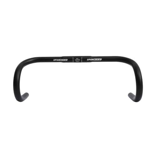 UPANBIKE Drop Bar Manillar doblado Aleación de aluminio 25.4 mm para bicicleta de carretera de engranaje fijo