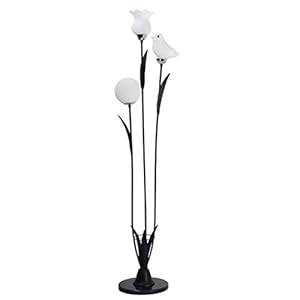 Flashing Lampada da terra lampada Hotel Loft Deco Lampade da terra for soggiorno Fiori Stand Light Restaurant (Color : A, Size : 27 * 150CM)