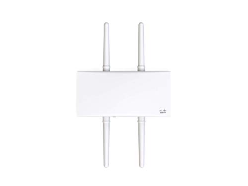 Cisco Meraki MR76 Wi-Fi 6 Outdoor/Industrial Access Point w/External Antennas Bluetooth Radios and 1YR License and Support (MR76-HW+LIC-ENT-1YR)