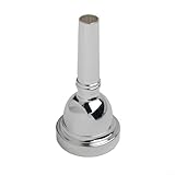 Embouchure de trombone alto fabriquée en alliage de cuivre avec des méthodes de fabrication avancées pour fournir un jeu constant et un confort fiable pour les musiciens (argent)