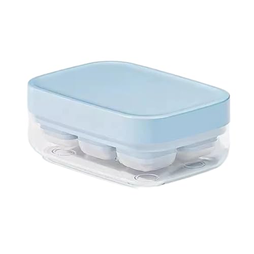 Bandeja de cubitos de hielo flexible de silicona con tapa