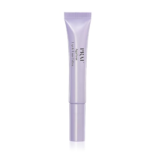 PRAI Beauty Ageless Lip and Line Filler | Lip Serum that Plumps, Smooths, & Fills In Lines | Moisturizing with Vitamins C & E to Boost Collagen (0.26oz)
