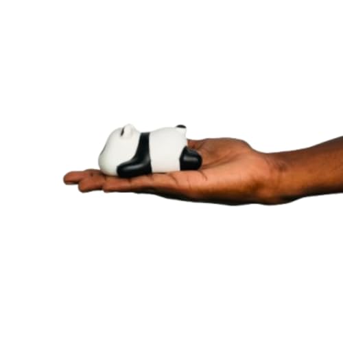 Image of Cute Panda Night Light Lamp - Yellow LED Decorative Lamp for Kids, Girls, Boys, Teens, Bedroom Room Decor - Adorable Gift for Birthday, Valentine's Day, Christmas - Battery Included