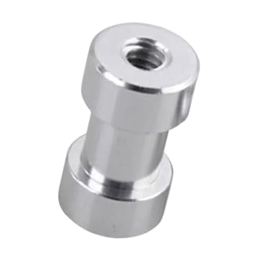 Adaptador de soporte de luz de trípode de aluminio 3/8 hembra a 1/4 hembra para monopiés y sistemas de rieles, adaptador de tornillo de aluminio - imagen 8