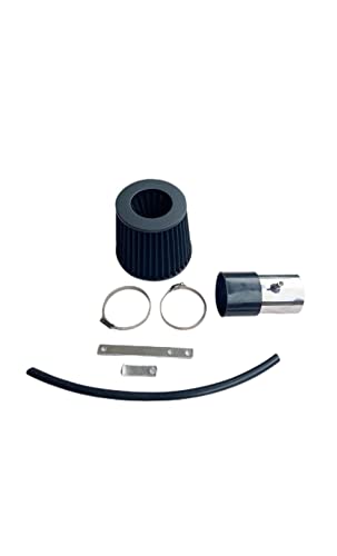 EMUNA COMPATIBLE PERFORMANCE AIR INTAKE SYSTEM KIT FOR 2005-2007 Je-ep Grand Cherokee/Commander with 3.7L V6/4.7L V8 Engine(3.5'' PIPE) (BLACK)