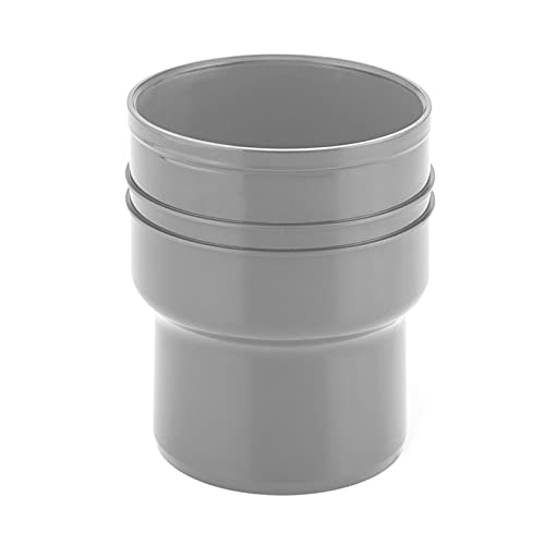 Preisvergleich Produktbild Entwässerungssystem Dachrinnen Rinnenreduzierung Rohr grau DN110 Übergangsstück DN110