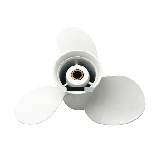 プロペラ 683-45941-00-El 9 1/4 x 12 9.9-15Hp アルミニウム 8 スプライン歯 ボートモーター用 簡単で交換出来ます