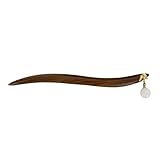 【SERVICIO PERFECTO】 Tenemos muchos estilos diferentes, puede buscar nuestra marca, encontrar el estilo que desee. Nuestras horquillas de madera están hechas de ébano natural, cada ébano tiene su propia textura única, por lo que habrá una pequeña diferencia de color con el color de la imagen. Si tiene algún problema con las barras para el cabello que compró, no dude en contactarnos y haremos todo lo posible para servirle.