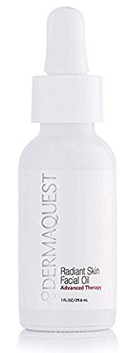 DermaQuestAdvanced Therapy Radiant Skin Facial Oil for Dry, Irritated & Chapped Skin - Botanical Blend of Jasmine, Jojoba, Rose, Safflower Oils, 30ml
