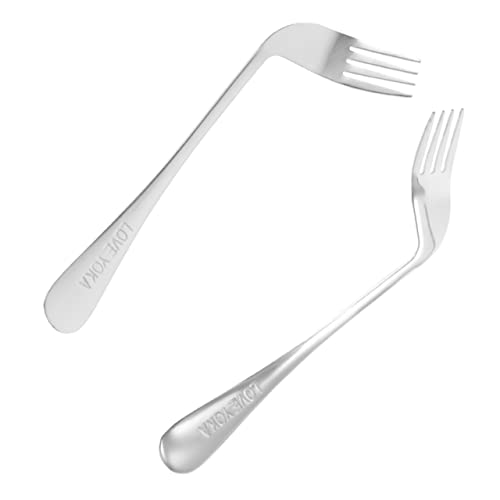 Beaupretty ����җp�p�x�t���t�H�[�N �X�e�����X���n���I�p�x�݌v ���ҋ��a�⏕ �H���T�|�[�g�p ��p�Ȉ��͂̒ቺ�Ή� �x�b�h�̉��p�H�� 2�Z�b�g