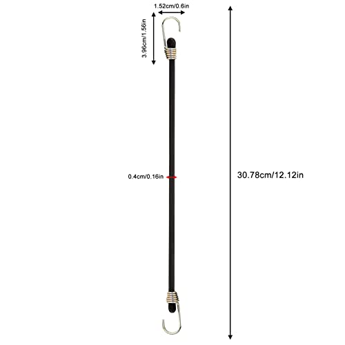 Cordões de bungee com gancho - Correias de Bungee Cord Bungee Heavy Duty | Corda elástica de borrach