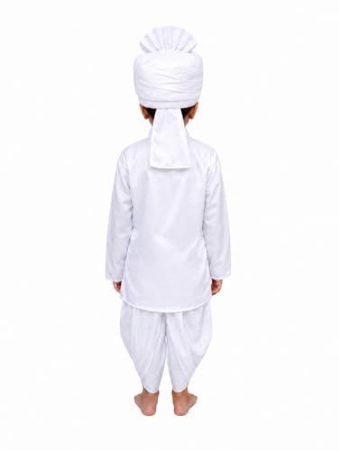 Image of BookMyCostume Haryanvi Boy Indian State Traditional Kids Fancy Dress Costume 4-5 years
