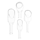 Veemoon 4pièces Entonnoirs de Pesée Verre pour Dosage Précis Nacelle de Pesée pour Laborat...