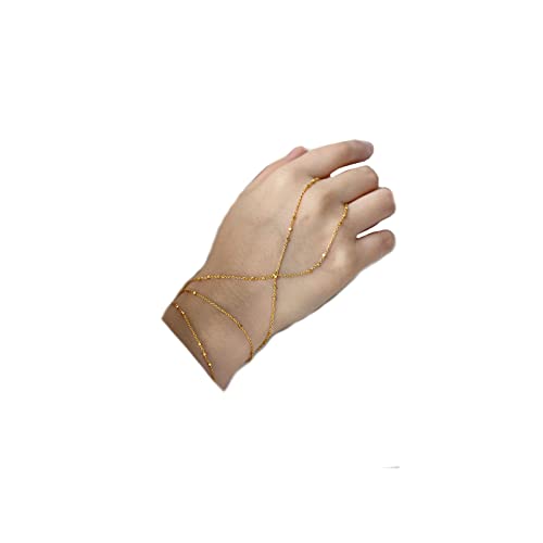 Taichell Bracelet avec bague dorée pour femme, Alliage, Autre