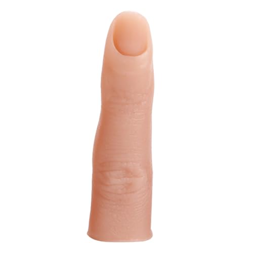 Doigt artificiel en silicone pliable Mipcase avec faux ongle pour nail art