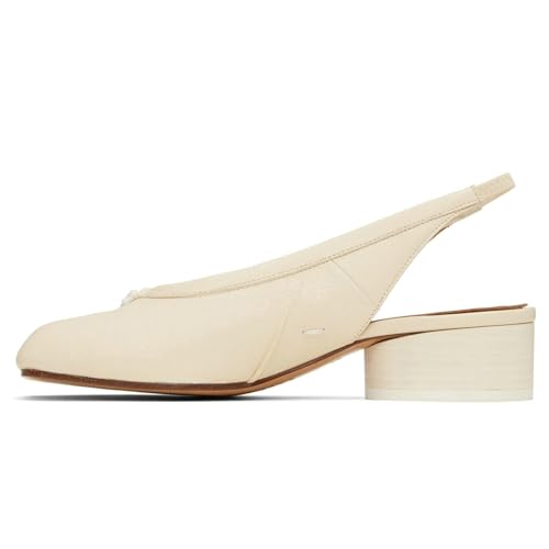 ClassicSter Split Toe Shoes for Women Low Chunky Slingback Heels Japanese Tabi Shoes Comfortable Dress Pumps2