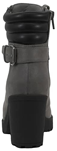 Mia Women's Annamaria Ankle Boot, Charcoal, 7.5 Medium Us #TOP2