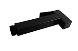 Cobre grifo para bidé e inodoro cuadrado negro Solo Frío baño ducha pistola rociadora boquilla BD0