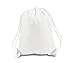 Liberty Bags 8881 Boston Drawstring Backpack (White, Single)