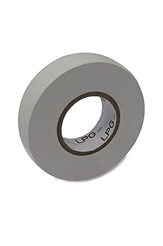 LPGLed | Professionelles PVC-Isolierband | feuerfest und wasserdicht | Länge 25m, Breite 0,19cm, Stärke 0,15mm (Weiß)
