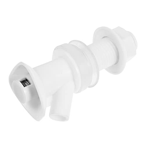 Plastic Beverage Dispenser Spigot for Water Flow Control, White