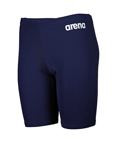 arena Solid Team Junior Kinder-Badehose, Schnelltrocknender Schwimm-Jammer, MaxLife Eco Fabric mit Maximaler Chlorbeständigkeit und UV 50+ Schutz