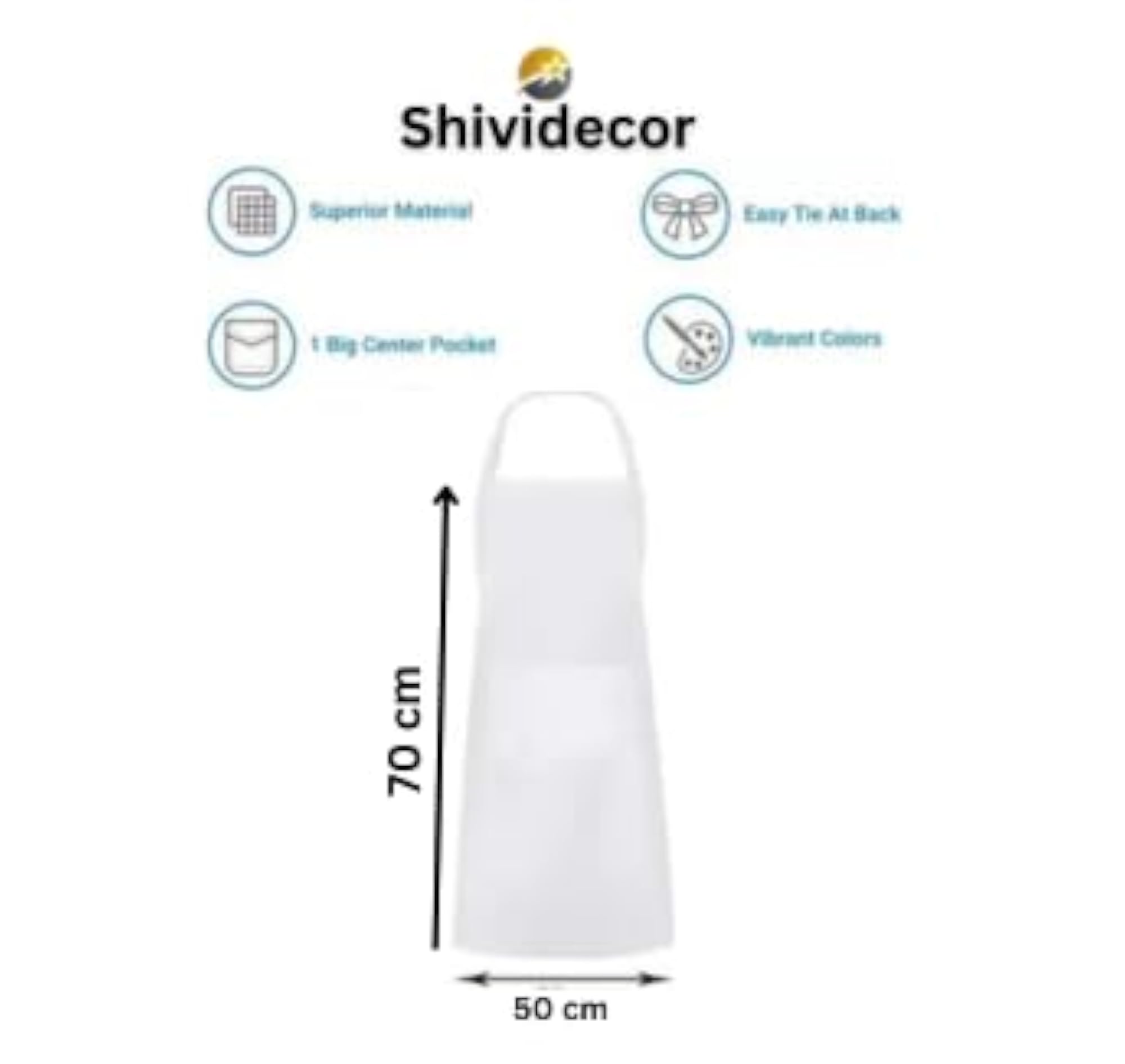 Classic Kitchen Apron for Cooking, Durable and Stylish