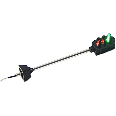 Uinfhyknd Scale Model Miniature Signal Lamp for Railway Landscape Layout Railway Two Side Cover