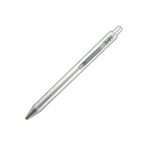 Everyman Silver Grafton Pen, EDC Pen with Premium Gel Ink, Luxury Metal Writing, Gift for Office, Business, Executive