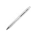 Grafton Pen by Everyman, Refillable Writing Pen for Bic Gel, Uniball Jetstream, Pilot G2, Fisher Space, Monteverde Ballpoint, Parker Gel, and Parker Ballpoint Cartridges - Silver Pen