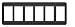 Blue Sea Systems Contura 6 Position Switch Mounting Panel