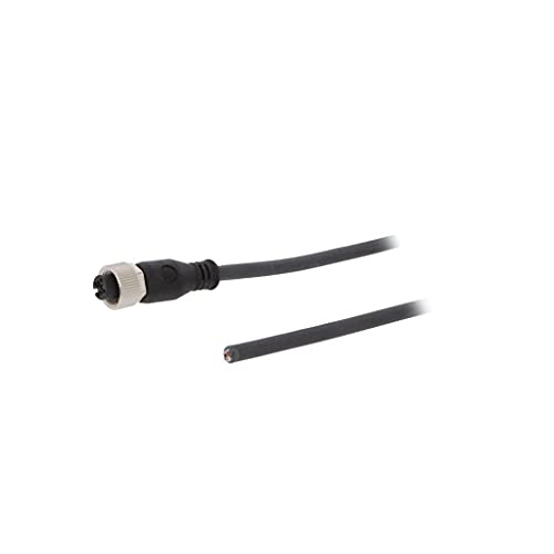 Cordon de raccordement M12 anti-vibration mâle droit 5 broches câble 5m pour environnement rude