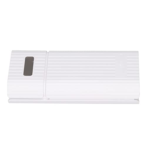 Batería portátil DIY AMONIDA banco de energía de carga rápida con carcasa blanca de ABS
